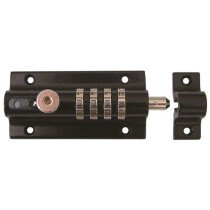 Squire COMBI2 Combi 2 Recodeable Locking Bolt 125mm - Black/Blue HSQCOMBI2
