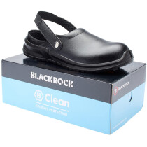 Blackrock SRC02B03 Safety Clog Black Hygeine UK Size 3 (EU36)