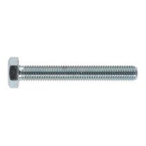 Sealey SS1075 HT Setscrew M10 x 75mm 8.8 Zinc DIN 933 Pack of 25