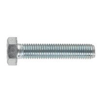 Sealey SS1470 HT Setscrew M14 x 70mm 8.8 Zinc DIN 933 Pack of 10