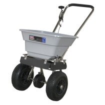 Sealey SSB37W Stainless Steel Broadcast Salt Spreader 37kg Walk Behind