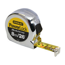 Stanley 0-33-526 8m/26'x1" PowerLock® Tape Measure STA033526