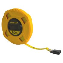 Stanley 0-34-296 Closed Case Fibreglass Tape Measure 20m STA034296