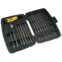 Stanley 0-79-153 FatMax T Handle Ratchet Power Key Set 27 Piece STA079153