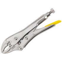 Stanley 0-84-808 Locking Pliers 185mm (7") Curved Jaw STA084808