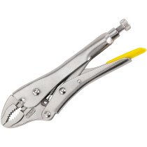 Stanley 0-84-809 Locking Pliers 225mm (9") Curved Jaw STA084809