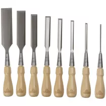 Stanley 1-16-793 Sweetheart Socket Chisel Set 8 Piece in Suede Tool Roll STA116793