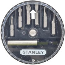 Stanley 1-68-738 Slotted/Pozidriv Insert Bit Set 7 Piece STA168738