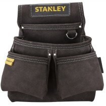 Stanley STST1-80116 Leather Double Nail Pocket Pouch STA180116