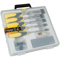 Stanley 5-16-421 Dynagrip™ Chisel with Strike Cap Set 5 Piece + Accessories STA516421