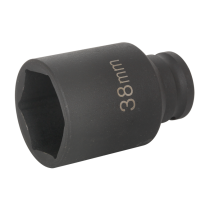 Sealey SX001 Impact Socket 38mm Deep 1/2" Sq Drive