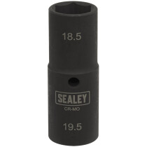 Sealey SX1819 Deep Impact Socket 1/2"Sq Drive Double Ended 18.5/19.5mm