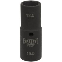 Sealey SX1819 Deep Impact Socket 1/2"Sq Drive Double Ended 18.5/19.5mm