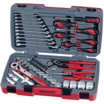 Teng Tools T1268 68 Piece Metric Socket Set with Tool Kit