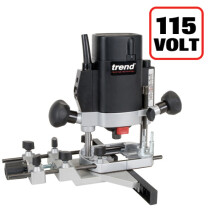 Trend T5ELB 1000W 1/4" Variable Speed Router 115V - UK sale only