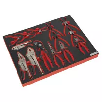 Sealey TBTP05 Tool Tray with Pliers Set 14pc