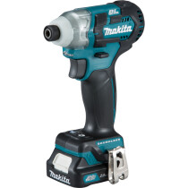 Makita TD111DSAJ 12V 12Vmax CXT Brushless Impact Driver with 2x 2.0ah Batteries in Makpac Case