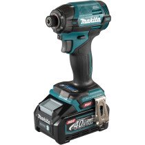 Makita TD002GD202 40v XGT Brushless Impact Driver with 2x 2.5AH Li-ion Batteries and Charger In Carry Case