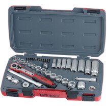 Teng Tools T3839 Socket Set 39 Piece Metric 3/8" Drive 