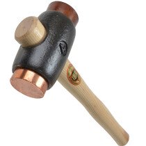 Thor 03-216 Copper / Rawhide Hammer Size 4 50mm (2") 2500g (5.1/2lb) THO216