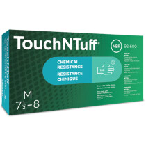 Ansell 92-600 Touch N Tuff Gloves Powder Free Nitrile Green (Box of 100)