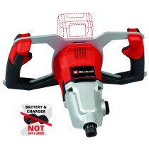 Einhell 4258770 Body Only TP-MX 18-2 Li Brushless Power X-Change Cordless Paint & Plaster Mixer 18V