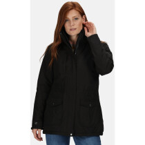 Regatta TRA204 Ladies Darby III 3 Insulated Parka Jacket - Black