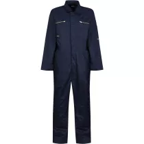 Regatta TRJ513 Pro Zip Fasten Coverall - 42" Tall - Navy Blue (NB)