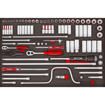 Teng Tools TTESK86 86 Piece 1/4" & 3/8" Drive EVA Socket Set