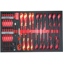 Teng Tools TTEMD98N 98 Piece 2 Colour EVA Screwdriver and Bit Driver Set