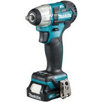 Makita TW160DSAJ 12V 12Vmax CXT Brushless Impact Wrench with 2x 2.0Ah Batteries in Makpac Case