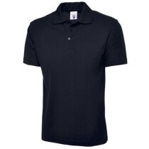 Uneek UC101 Classic Pique Polo Shirt  Poly/Cotton - Navy Blue - MEDIUM