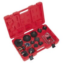 Sealey VS0204B Brake & Clutch Bleeder Cap Set