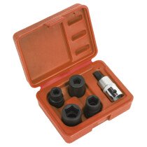 Sealey VS0464 Brake Caliper Socket Set 5pc 1/2"Sq Drive