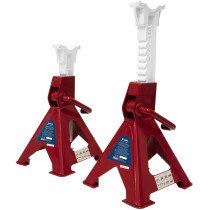 Sealey VS2003 Axle Stands 3ton Capacity per Stand 6ton per Pair Ratchet Type