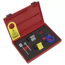 Sealey VSE2092 Diesel Engine Timing Tool Kit 1.2D, 1.4D, 1.6D, 2.0D - for VAG, Ford & Mitsubishi - Belt Drive