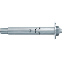 Fischer 68500 Sleeve Anchor FSA 8 x 55/15 B Electro Zinc Plated Pack x 50