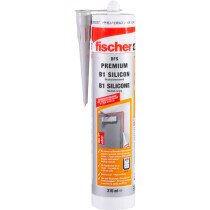 Fischer 53131 Flame Resistant Grey Silicone Sealant DFS 310ml