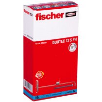 Fischer 542797 DuoTec 12 S PH Panhead Screw Box x 10