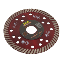 Sealey WDTA115 Turbo Allmat Diamond Blade ø115 x ø22mm