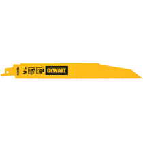 DeWalt DT2490-QZ 203mm Bi-Metal Reciprocating Saw Blades Pack x 25