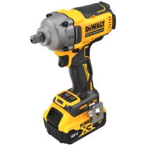 DeWalt DCF892P2T-GB 18V XR Brushless 1/2" Compact High Torque Wrench 812Nm (Detent Pin) With 2 x 5Ah Batteries IN TSTAK