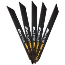DeWalt DT2409L-QZ 2X Life Metal Reciprocating Blades 305mm 14/18 TPI  Pack x 5
