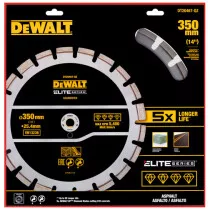 DeWalt DT20467-QZ Elite Series™ Diamond Segmented Wheel For Asphalt 350mm x 25.4mm