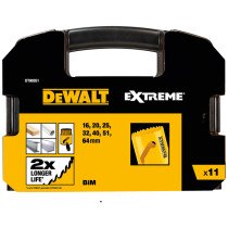 DeWalt DT90351-QZ EXTREME® Bi-Metal Hole Saw BIM Electricians 11pc Set