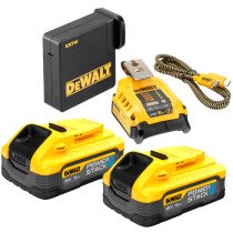 DeWalt DCB094H2-GB USB-C POWERSTACK Starter Kit With 2 x 5Ah Batteries