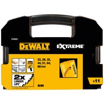 DeWalt DT90353-QZ EXTREME® Bi-Metal Hole Saw BIM General 11pc Set