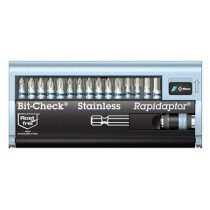 Wera 071109 30 Piece PH, PZ, Hex & Torx Stainless Steel Torsion Bit-Check Set