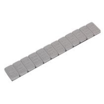 Sealey WWSA5PC Wheel Weight 5g Adhesive Zinc Plated Steel Plastic Coated Strip of 12 Pack of 100