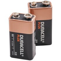 Duracell XMS24BAT9V2 9V Battery Twin Pack
